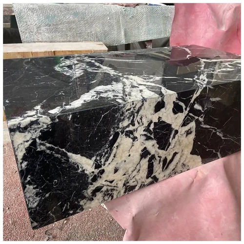 Noir Grand Black Marble Plinth Tables Noir Grand Black Marble Plinth Tables