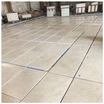 Crema Marfil marmurinės plytelės 24x24