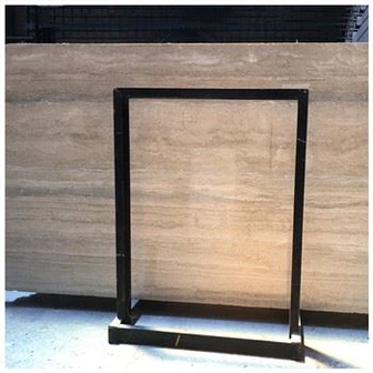 Sidabrinė travertino plokštė