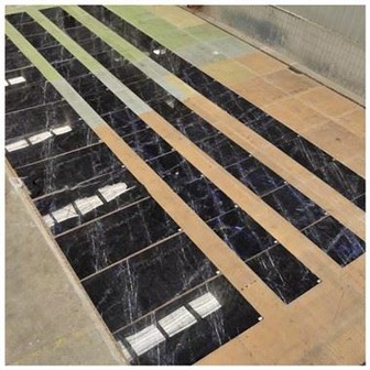 Sodalito mėlyna marmurinė plytelė