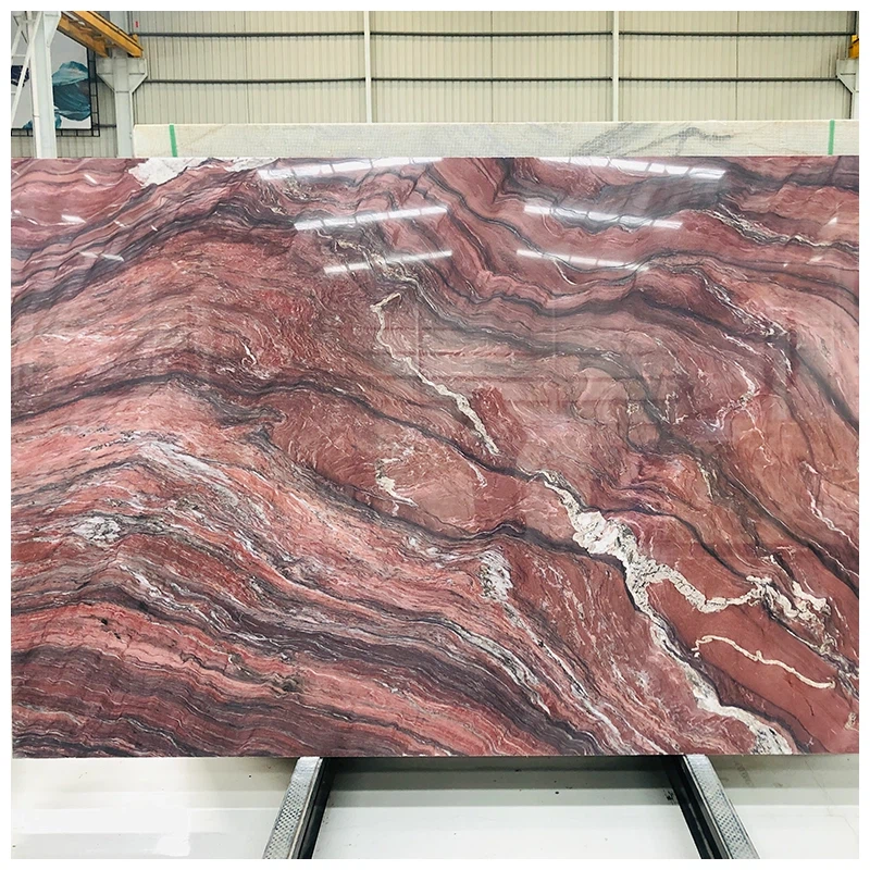Red Fusion Quartzite Slab