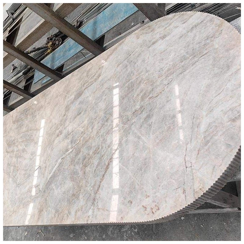 Luxury Taj Mahal Quartzite Fluted Tables1 Luxury Taj Mahal Quartzite Fluted Tables1